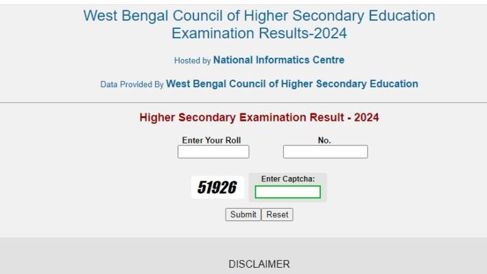 WBCHSE West Bengal HS Result 2024 link