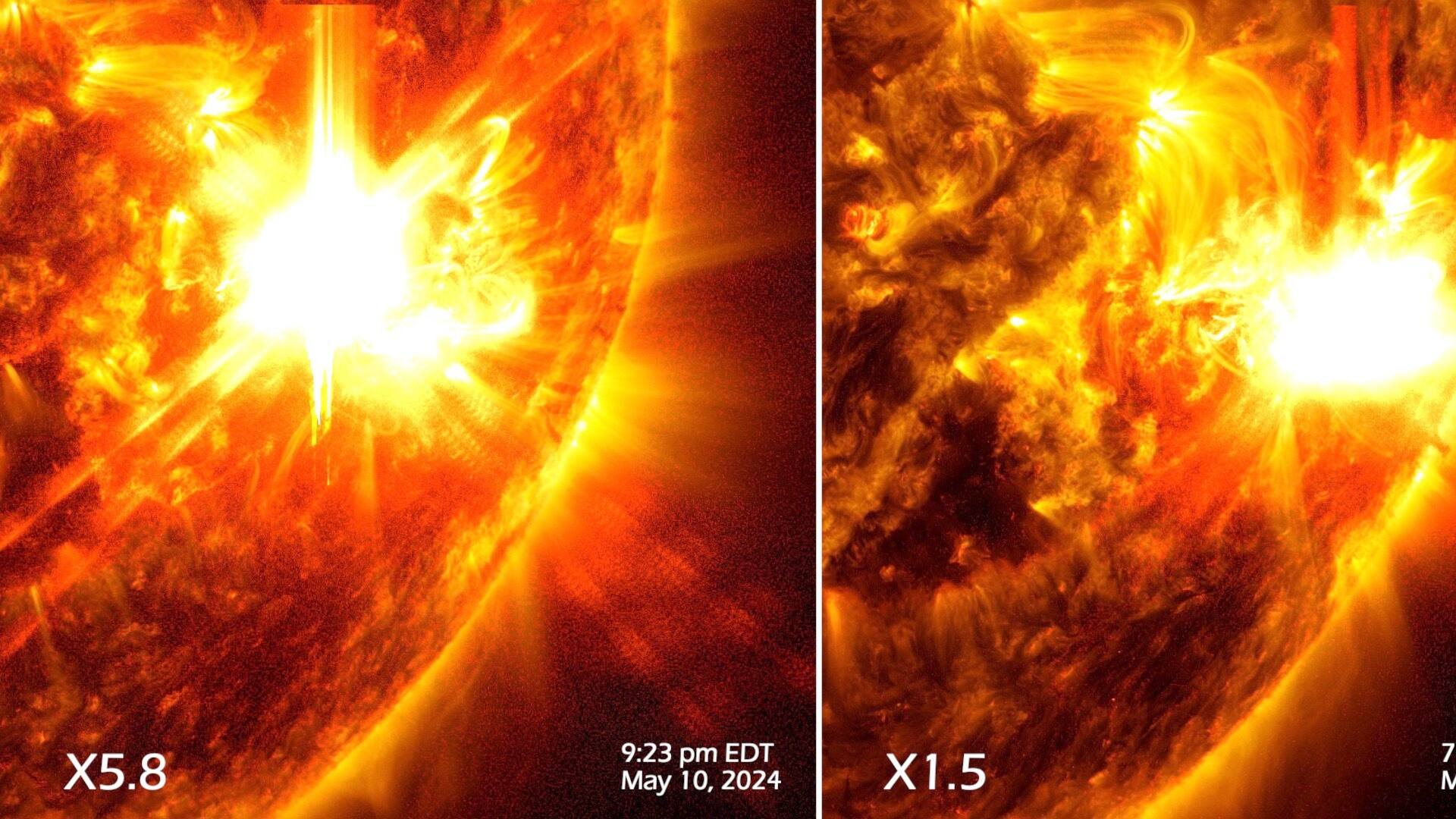 solar storm is heading towards Earth  there have been two explosions in a row in the Sun bsm