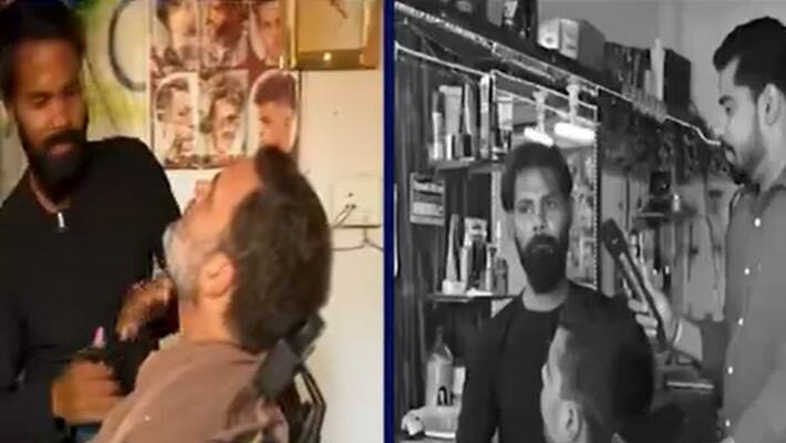 Rahul Gandhi barber video