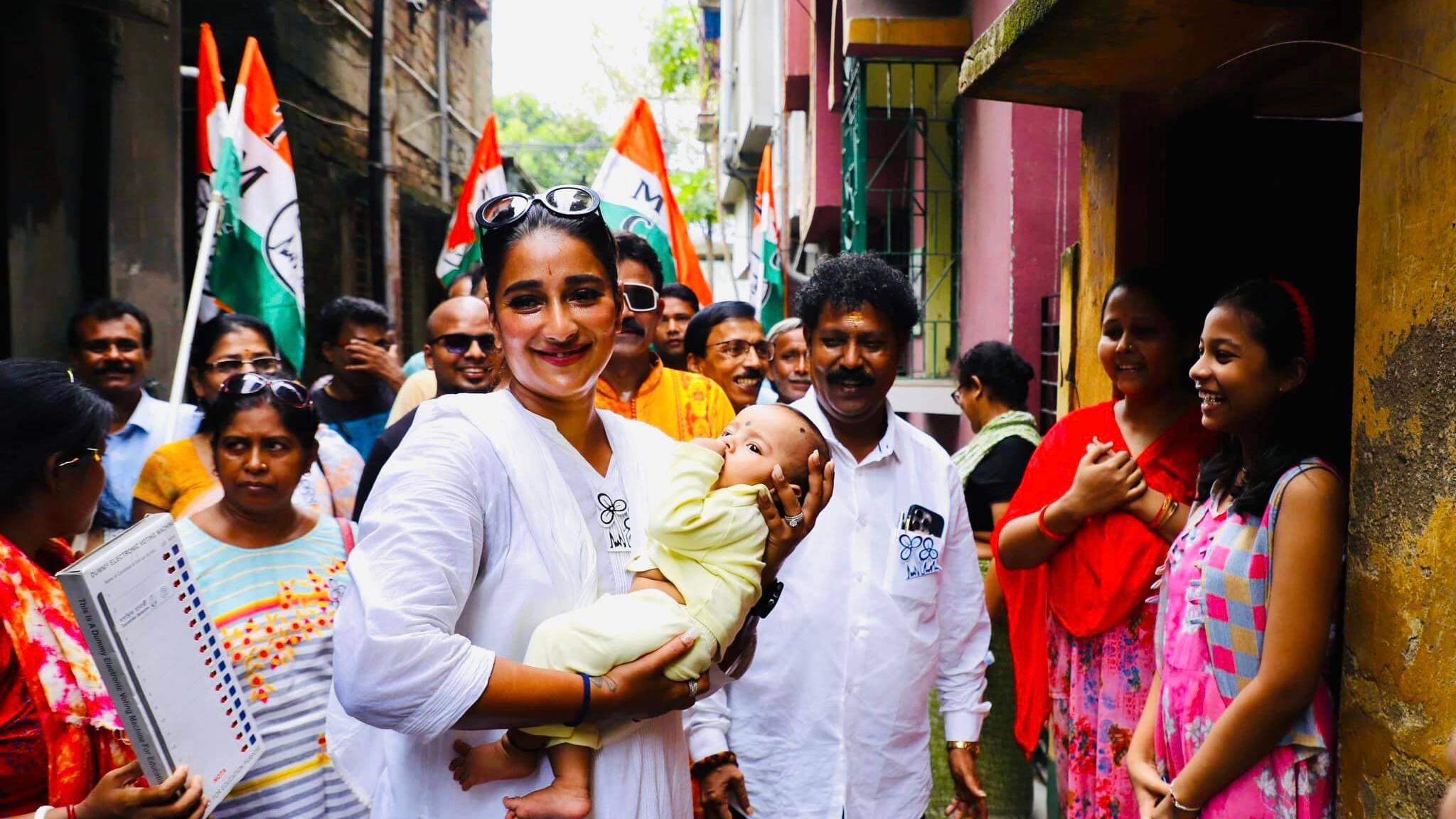 TMC candidate Sayantika Banerjee said that she will go to the assembly after winning from Baranagar bsm