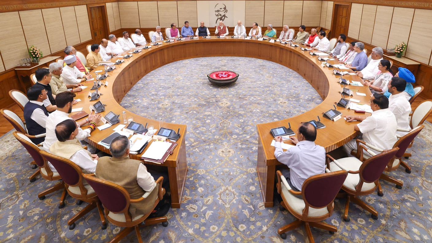 PM Modi 3rd term first Cabinet meeting
