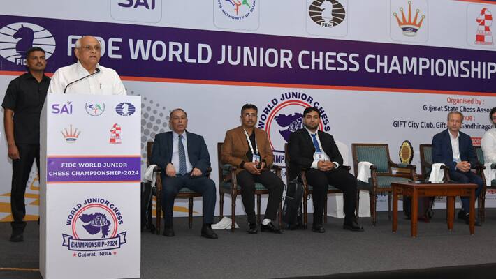 Bhupendra-Patel-at-FIDE-World-Junior-Chess-Championships-U20-2024-closing-ceremony