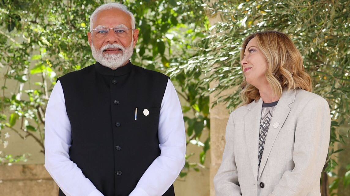 G7 Summit PM Modi and Meloni meet