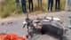 प्रयागराज की शॉकिंग तस्वीर: एक बाइक पर सवार थे परिवार के 5 लोग, एक झटके में पांचों की मौत