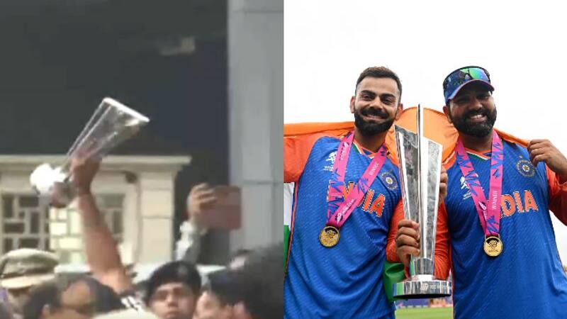 Team India landed at Delhi with T20 World Cup 2024 Trophy