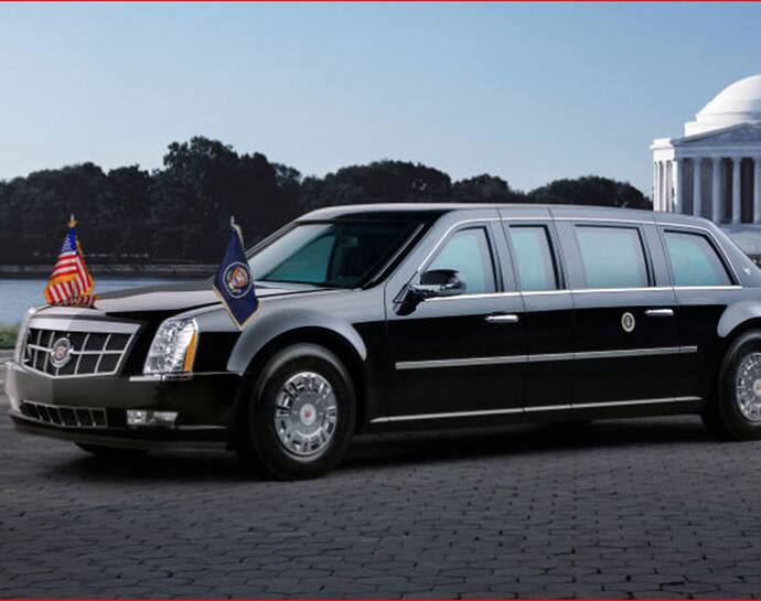 Cadillac limousine car for american president